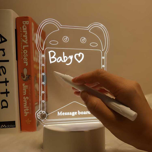 3D Acrylic Light Writing Message Board