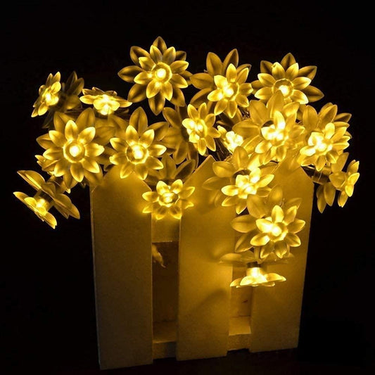 16 Led Lotus Flower Decoration Lights