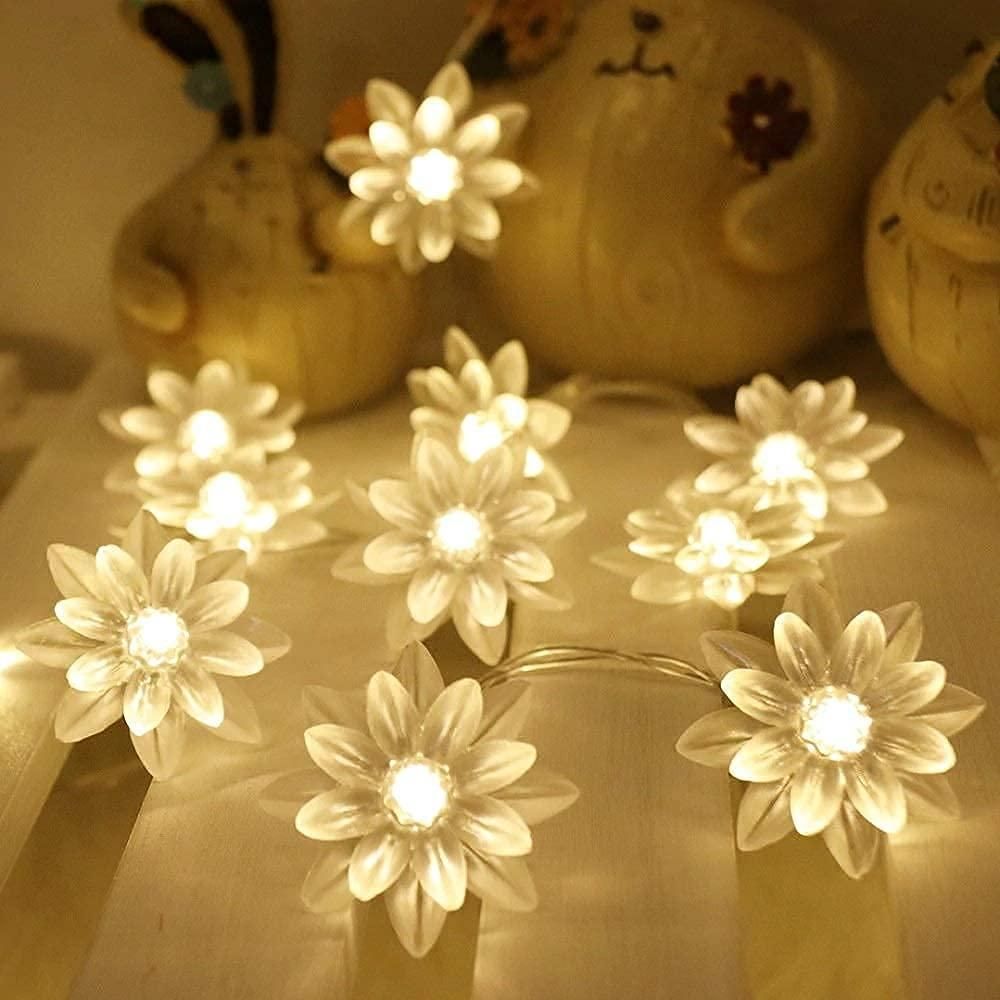 16 Led Lotus Flower Decoration Lights